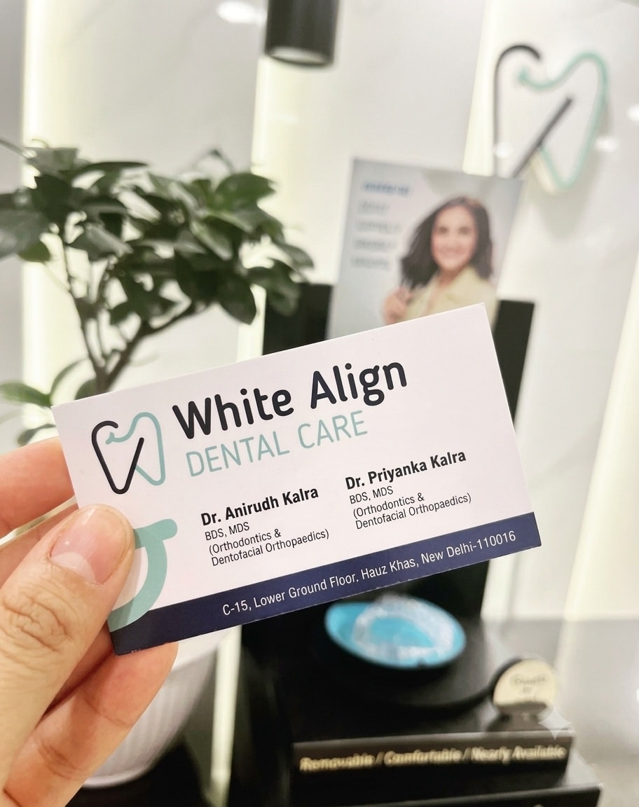 Dr. Anirudh Kalra and Dr. Priyanka Kalra at White Align Dental Care