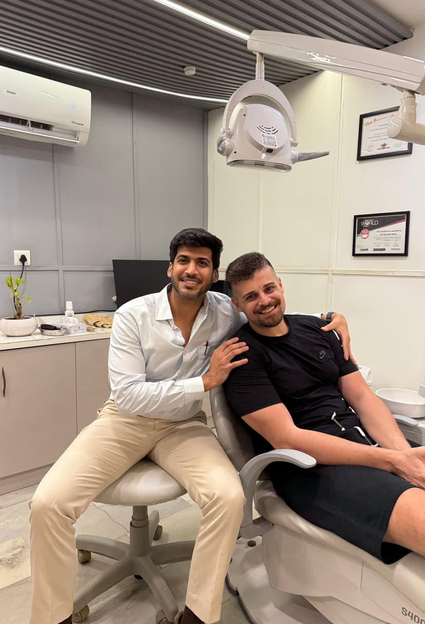 Happy patient at White Align Dental Care